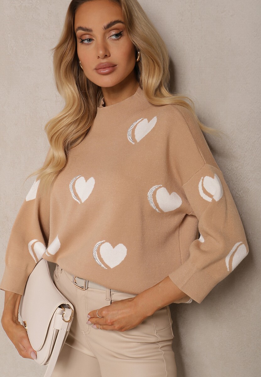 Pulover Zeanisia Bej închis 2