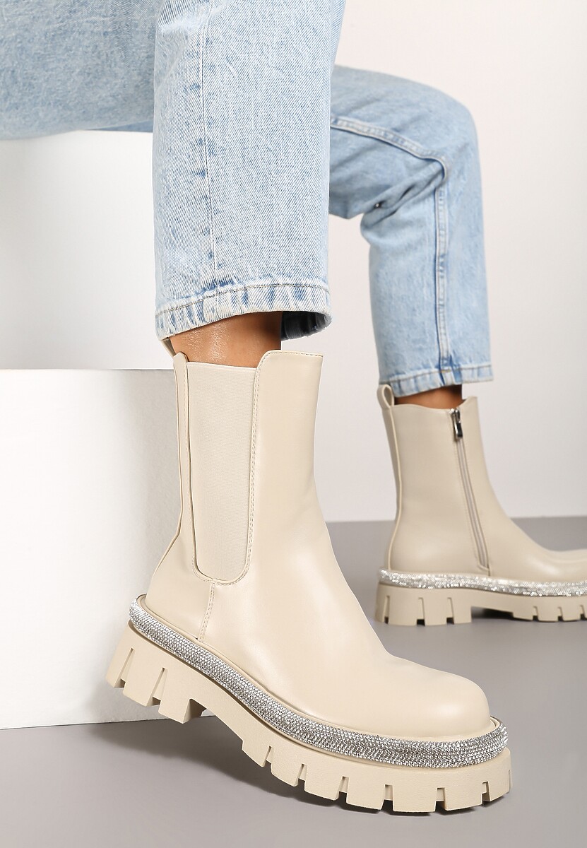 Botine Pretivra Bej 1