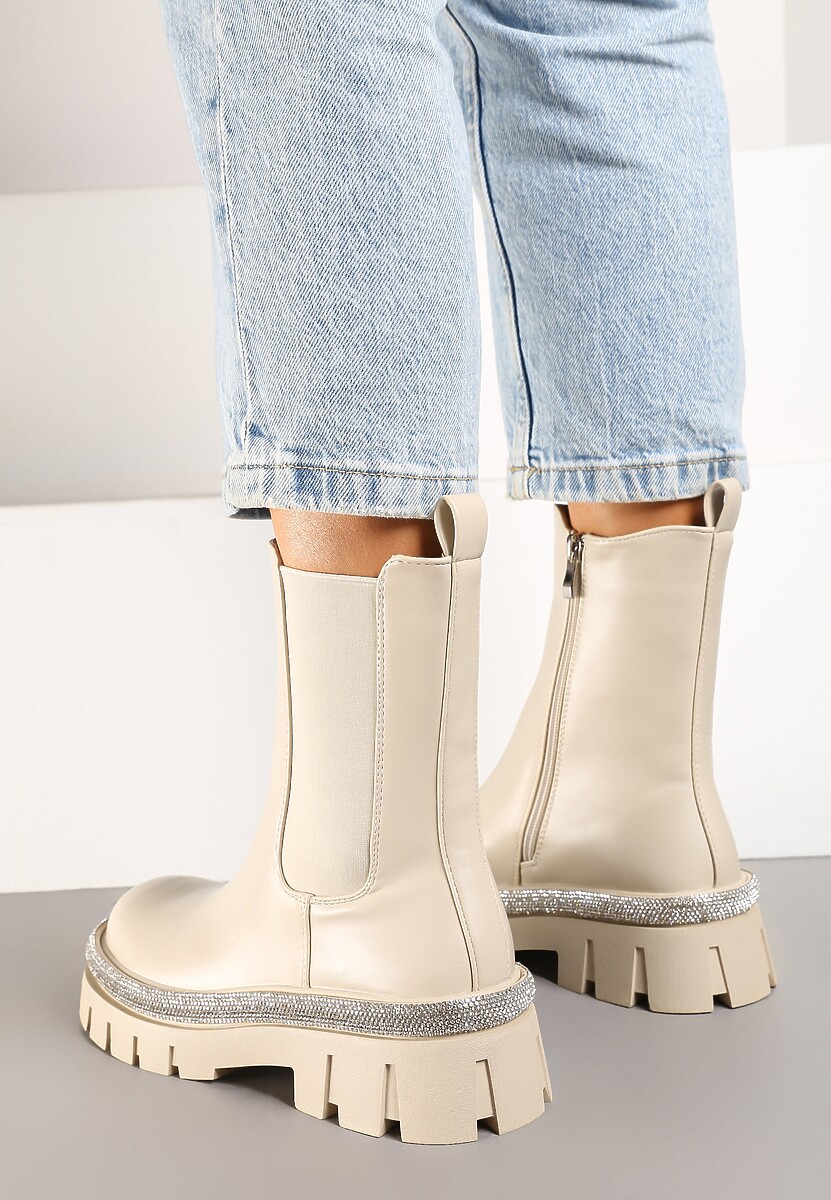 Botine Pretivra Bej 3