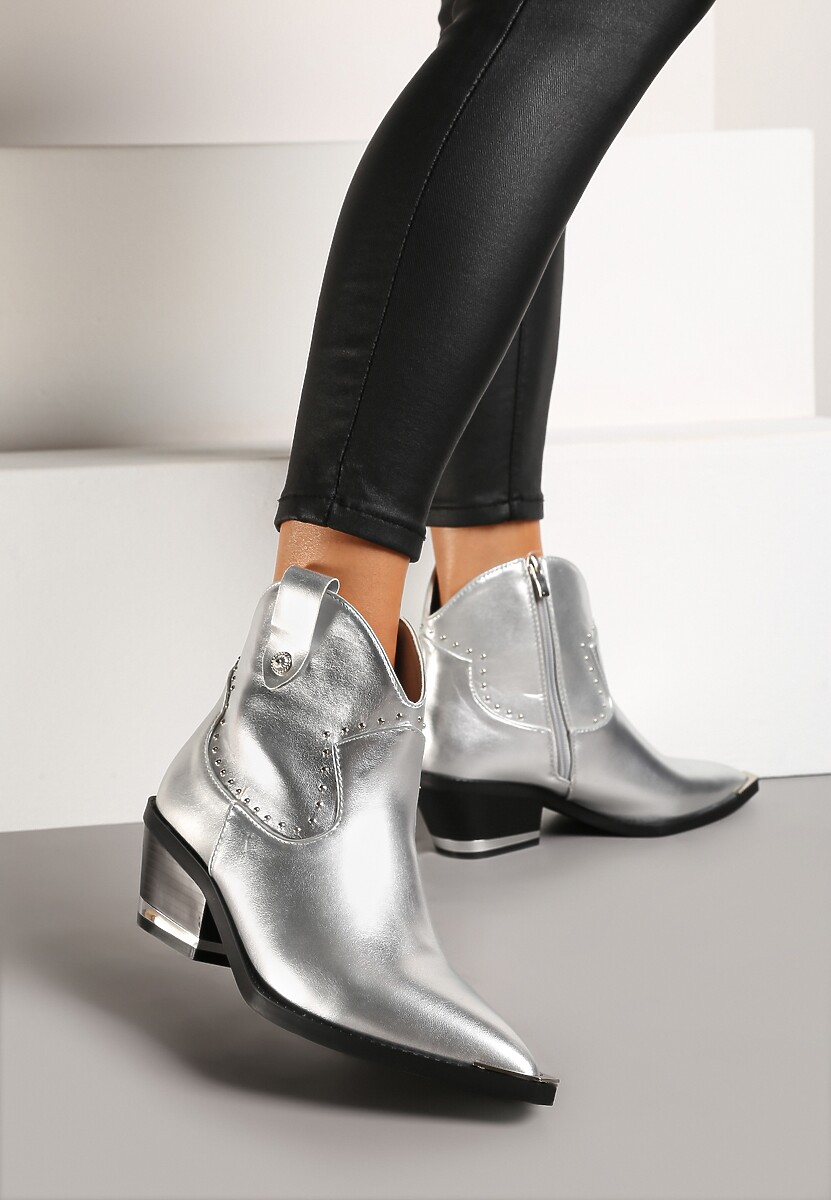 Botine Niavela Argintii 1
