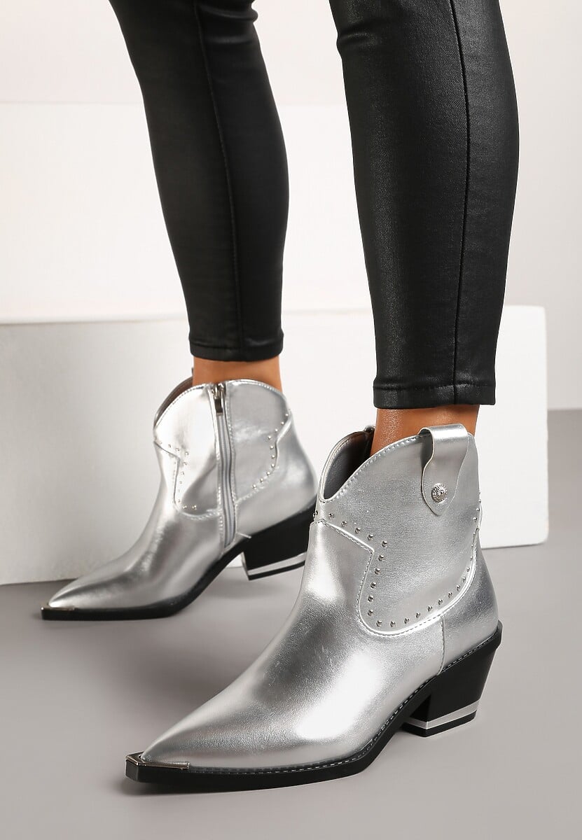 Botine Niavela Argintii 2