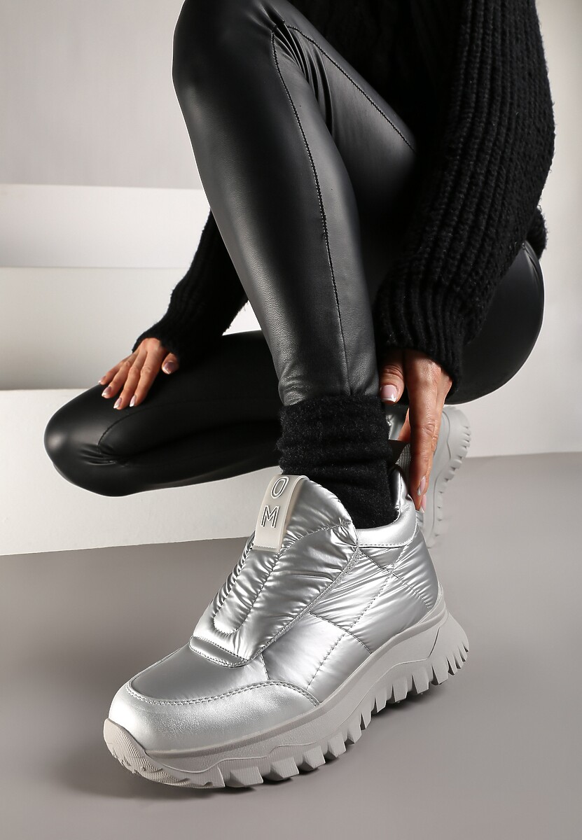 Sneakers Resilie Argintii 2