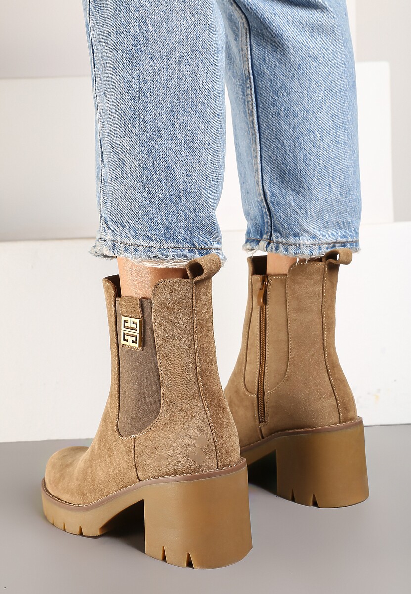 Botine Resilaine Bej 3
