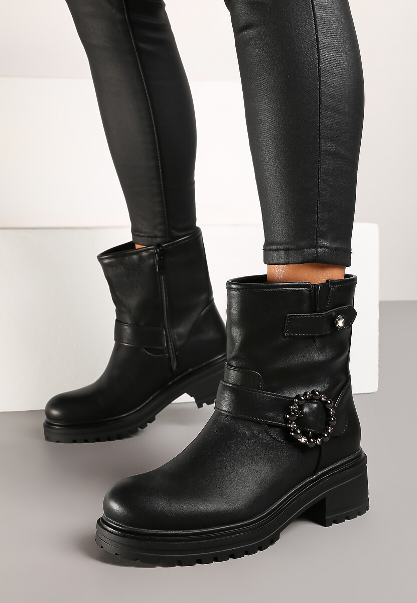 Botine Vamina Negre 1