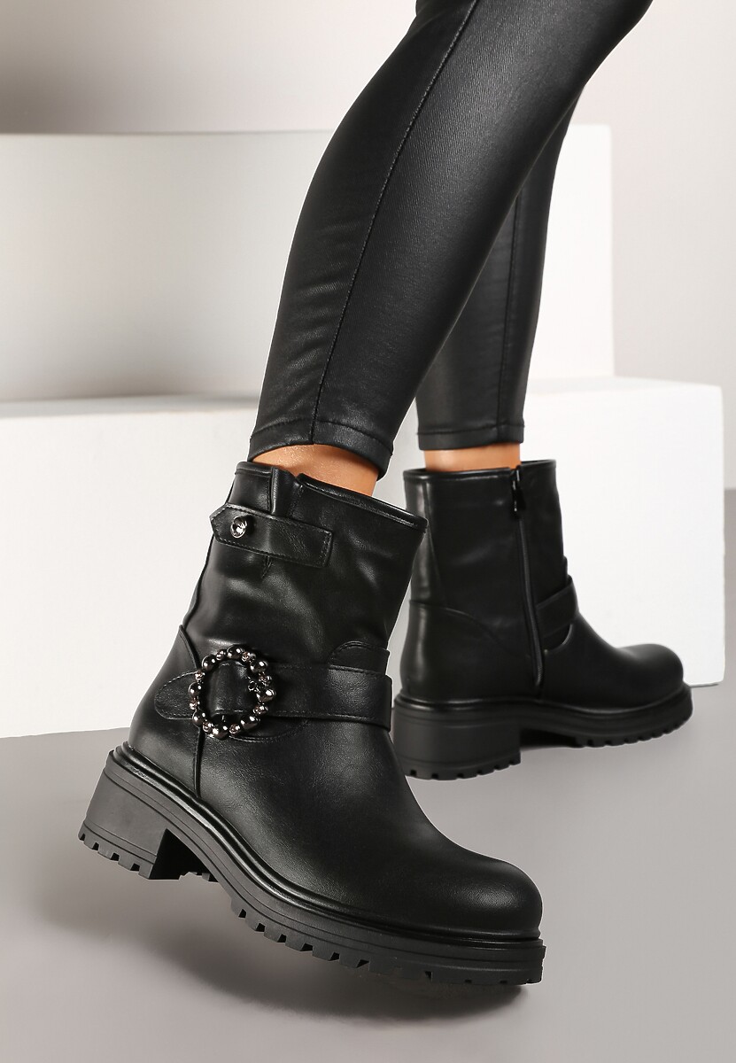 Botine Vamina Negre 2