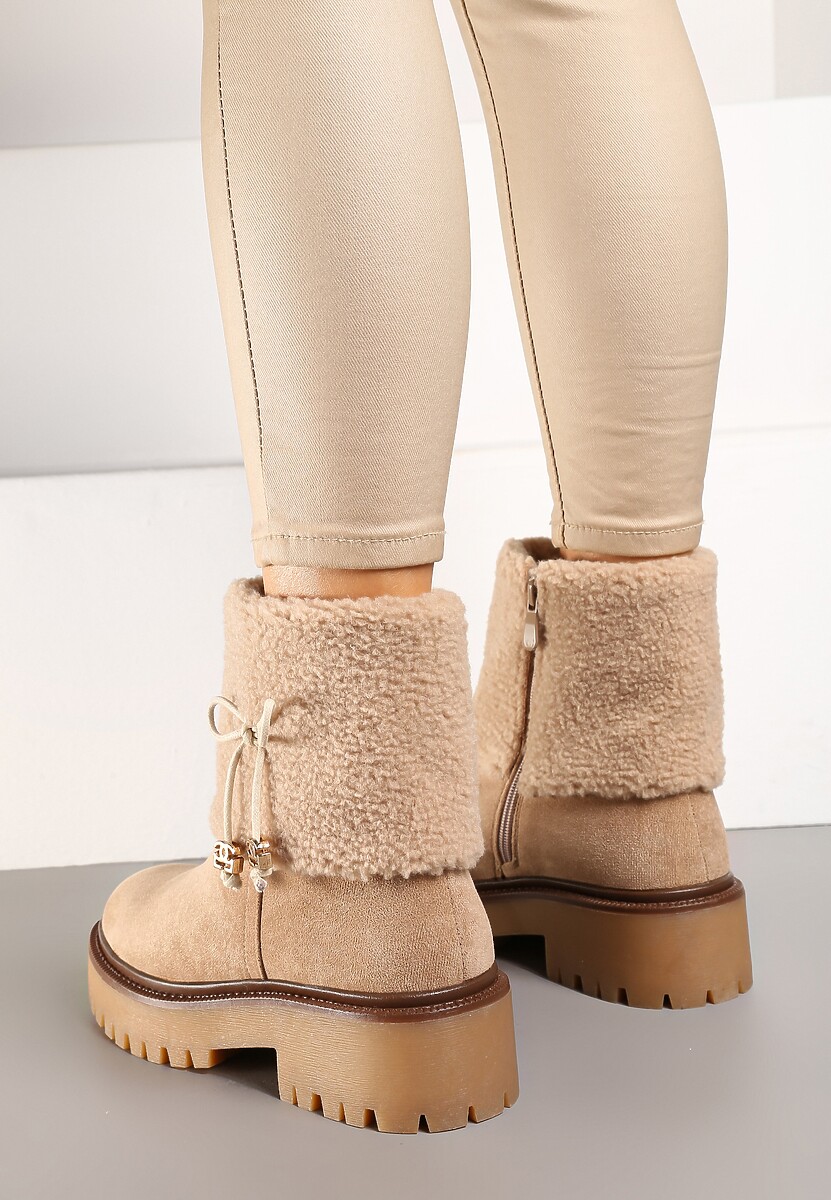 Botine Remiara Bej 3