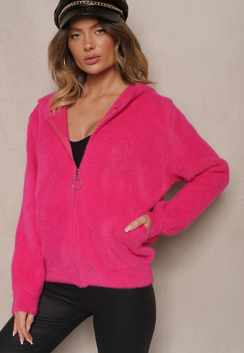 Cardigan Fucsia 2