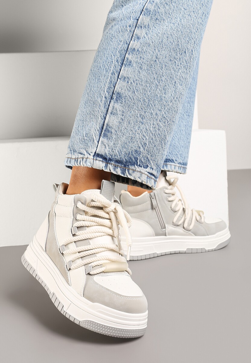 Sneakers Tamrion Gri cu alb 1