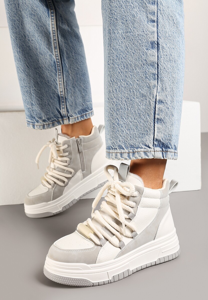 Sneakers Tamrion Gri cu alb 2