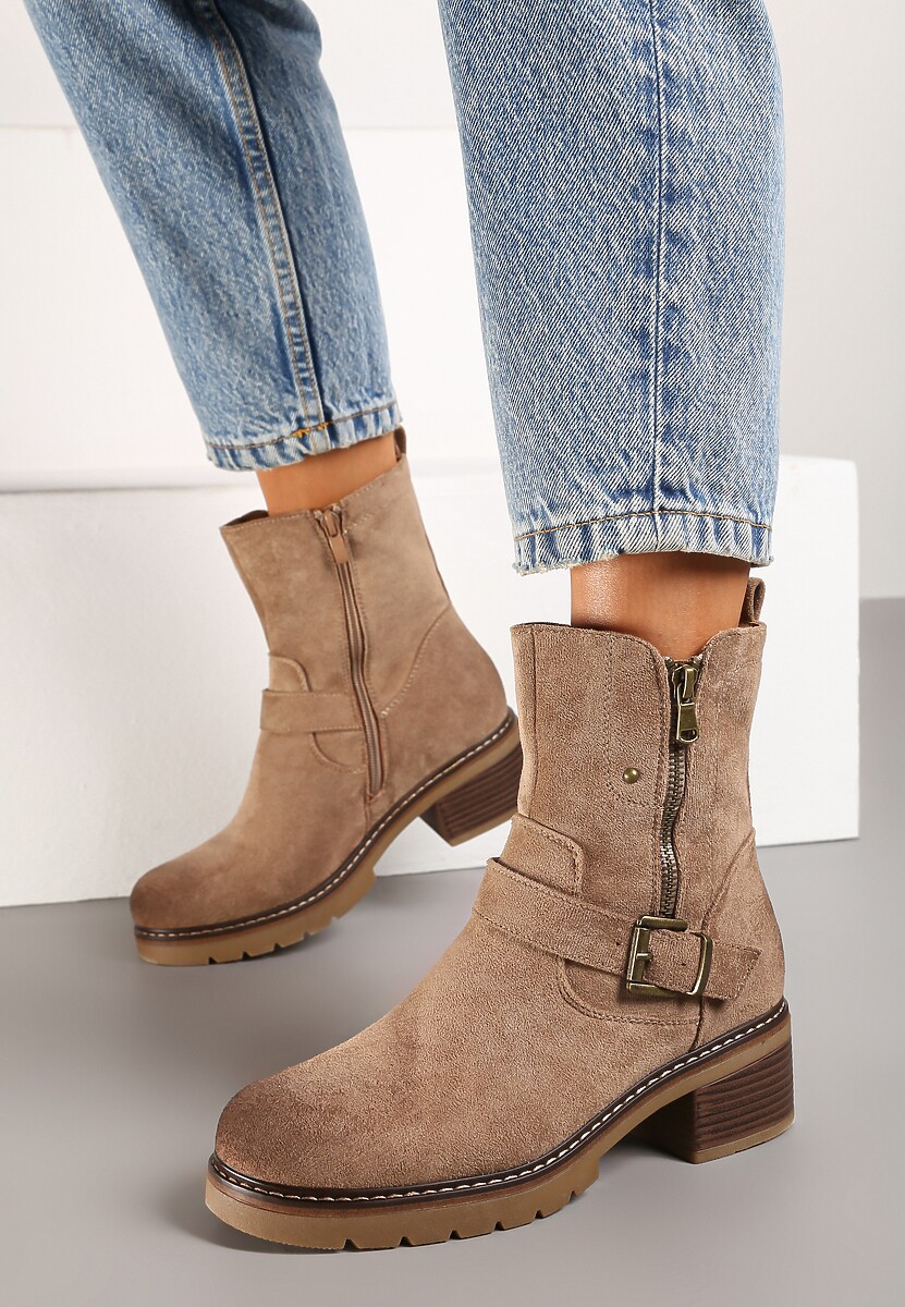 Botine Pinnaria Bej 2
