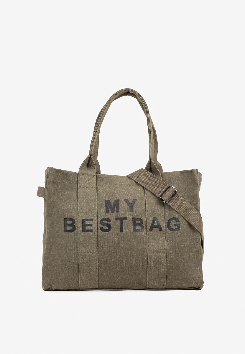 Zielona Torebka Typu Shopper z Plecionki Sevisha 1