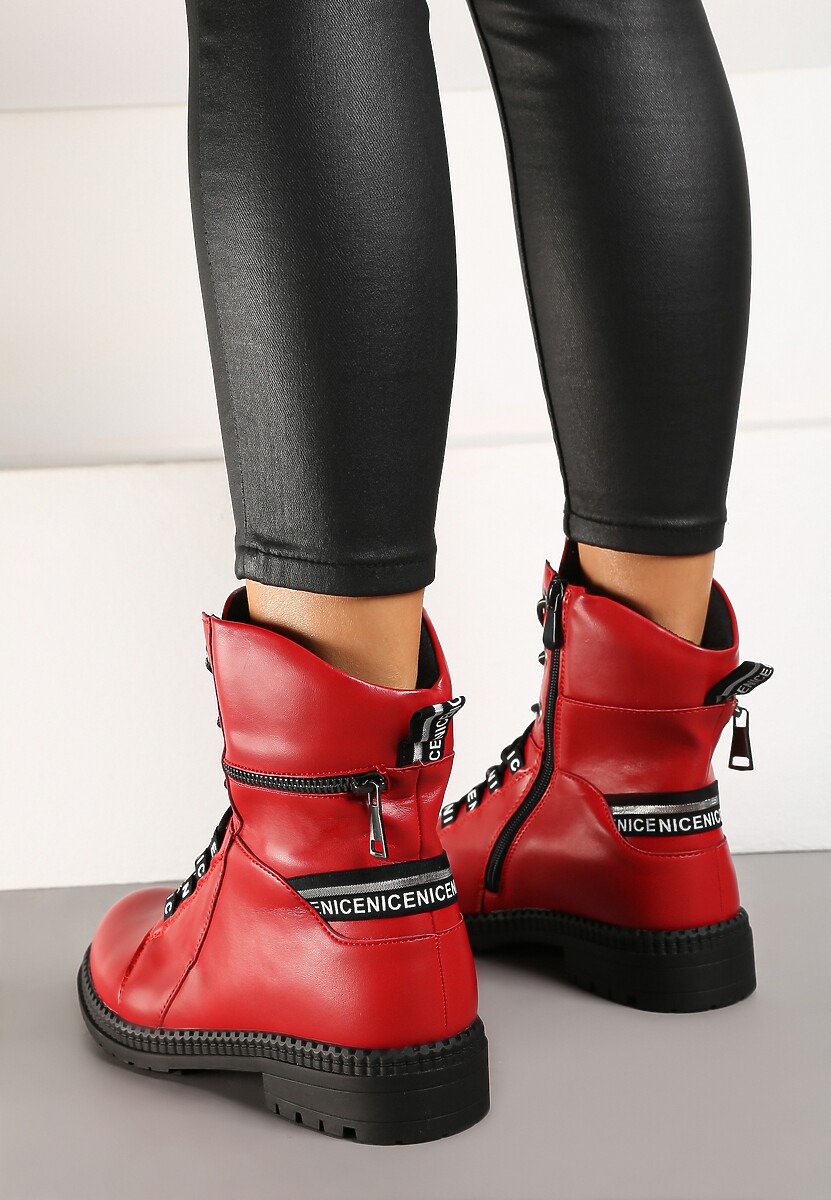 Botine Aderiora Roșii 3