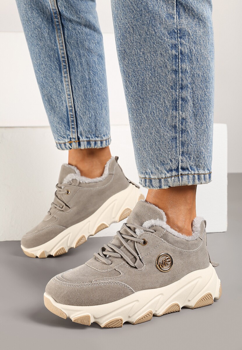 Sneakers Delasiel Gri 2