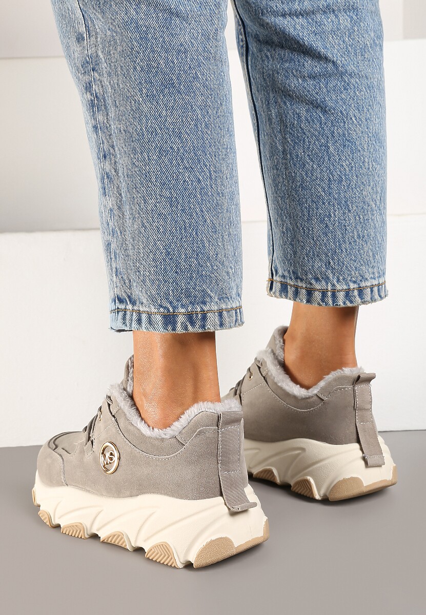 Sneakers Delasiel Gri 3
