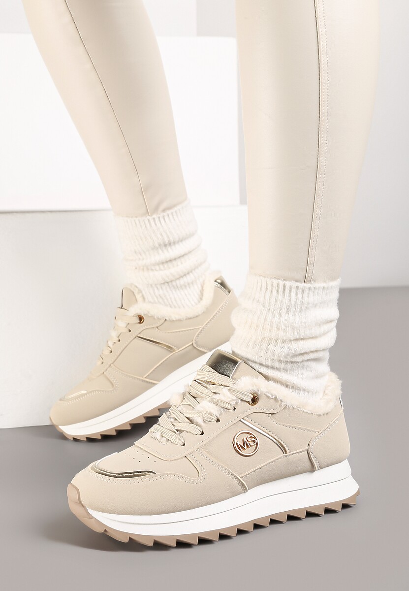 Sneakers Solirra Bej deschis 1