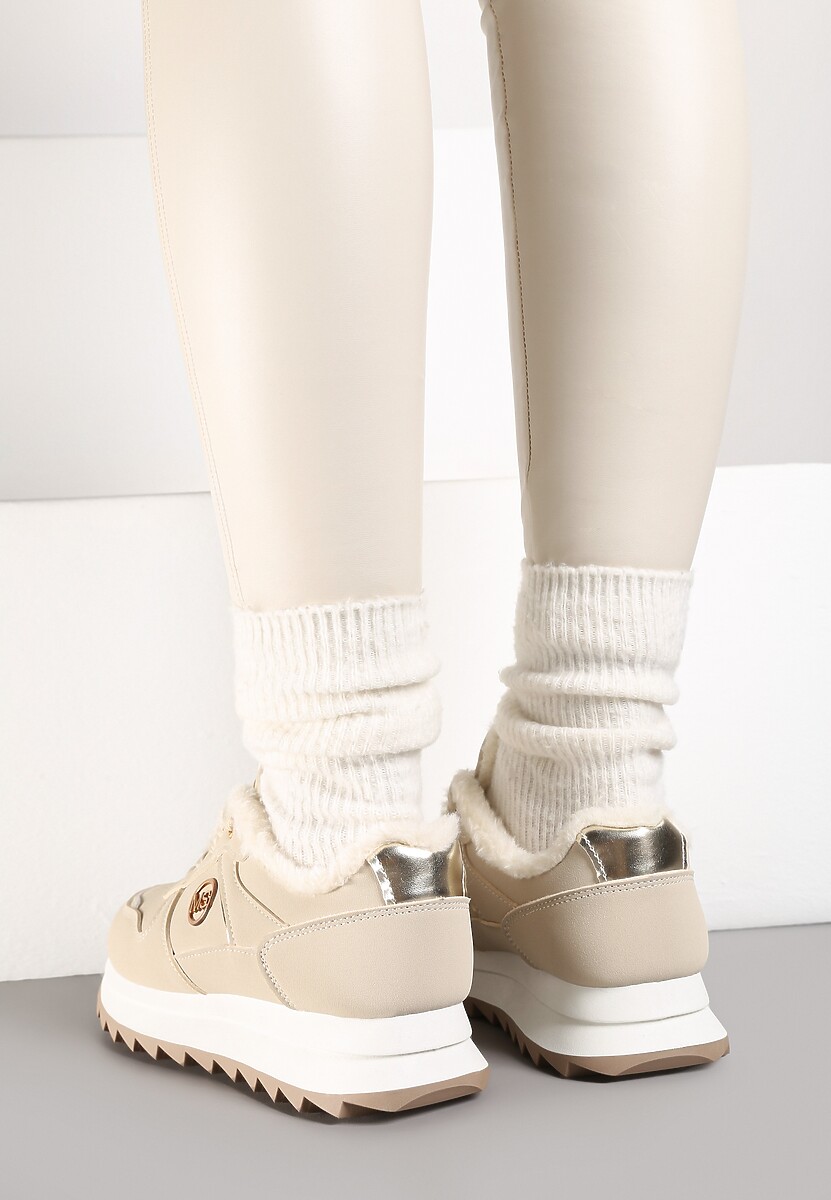 Sneakers Solirra Bej deschis 3