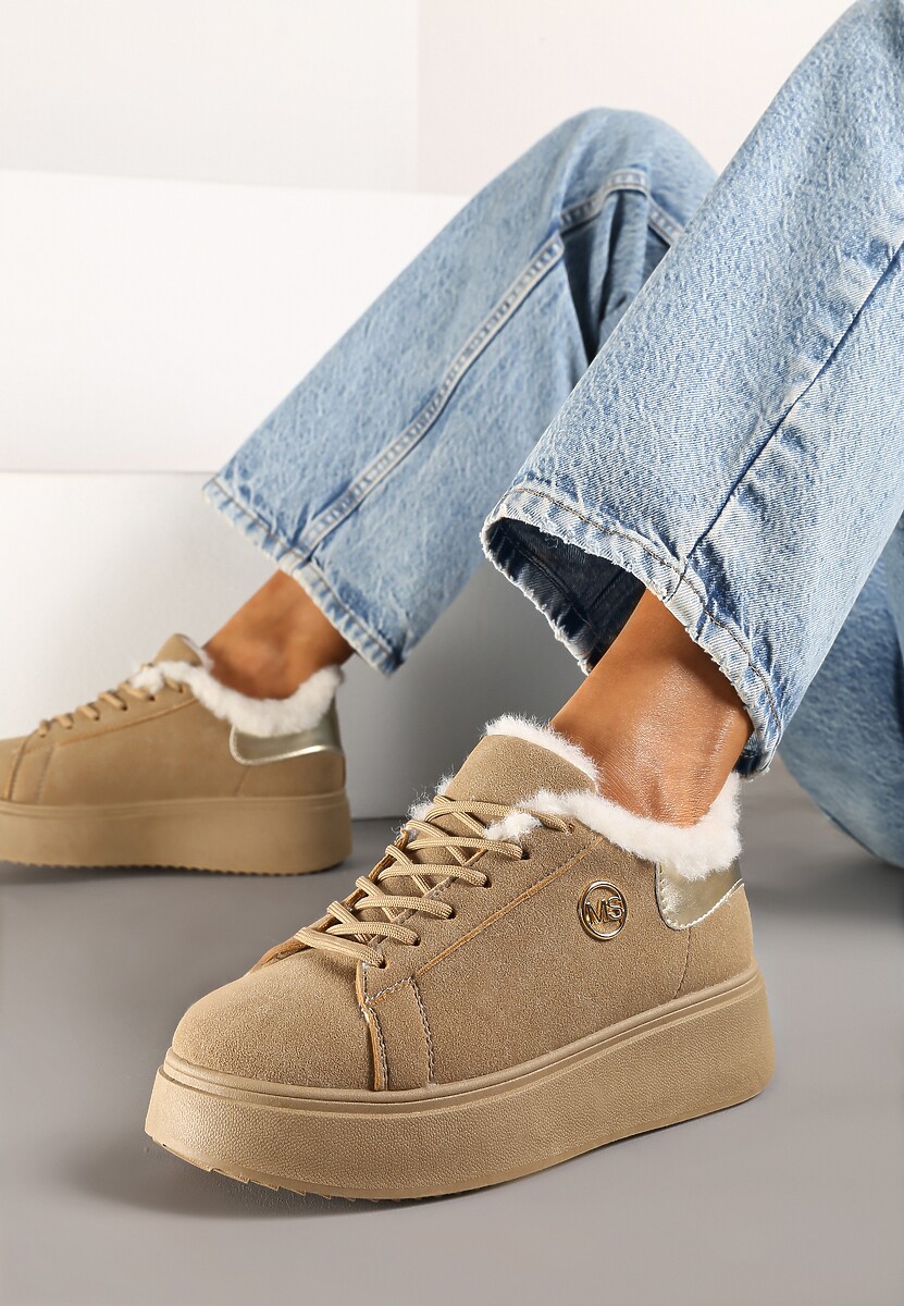 Pantofi sport Poledi Bej 2