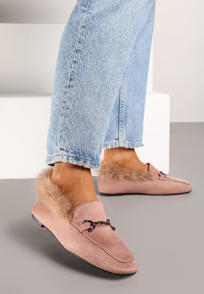 Mocasini Sanindra Roz deschis 2