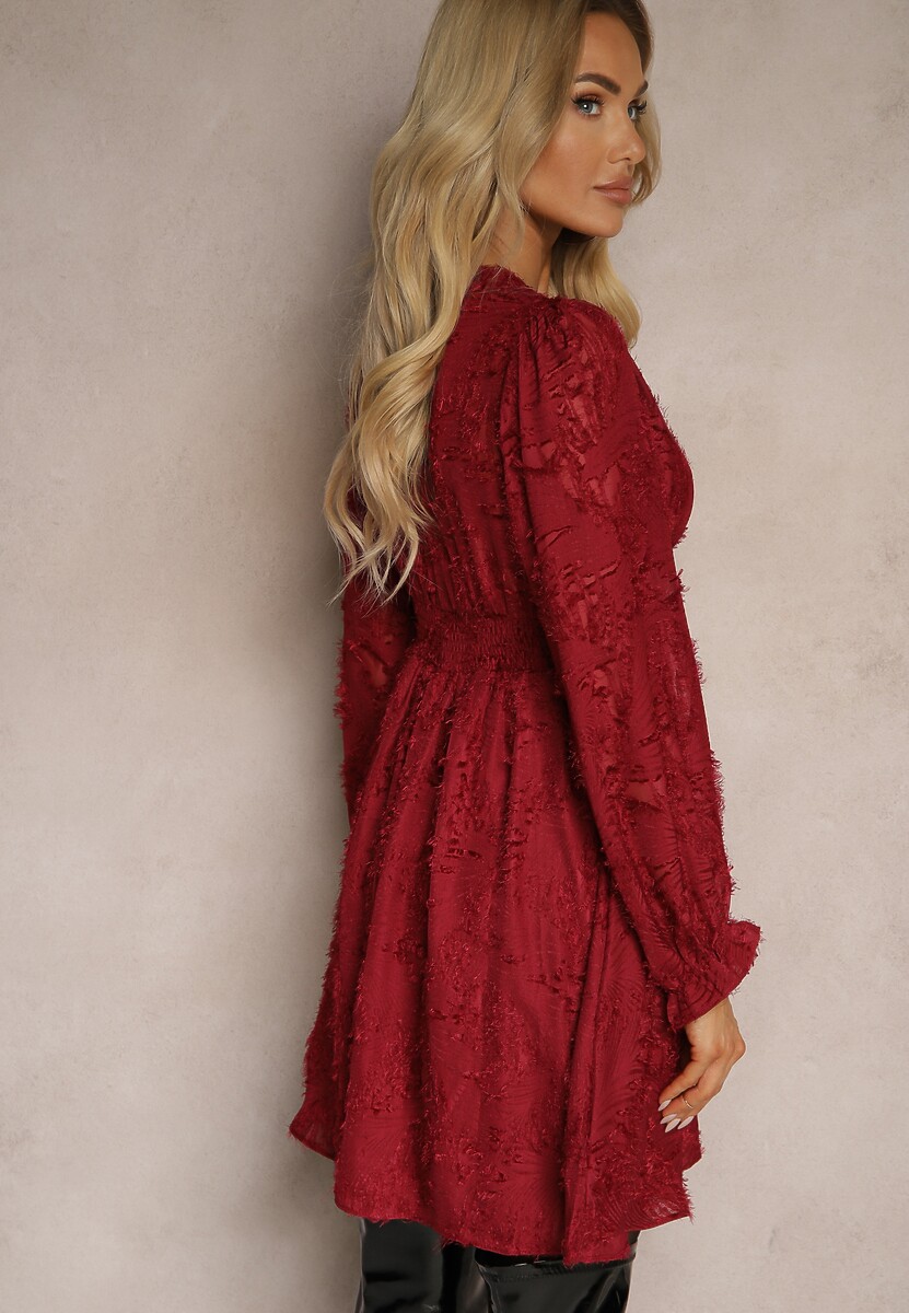 Rochie Semialora Bordo 3