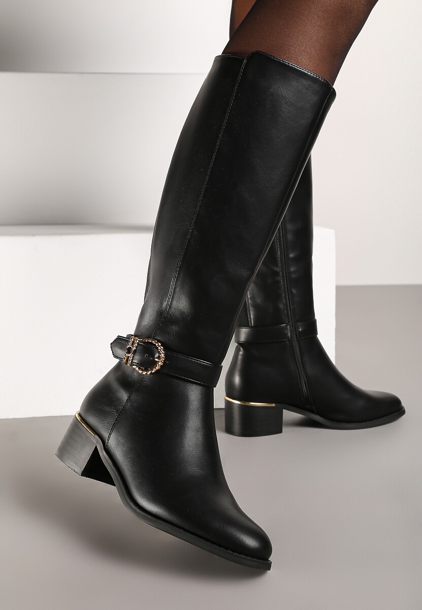 Cizme Semirose Negre 2