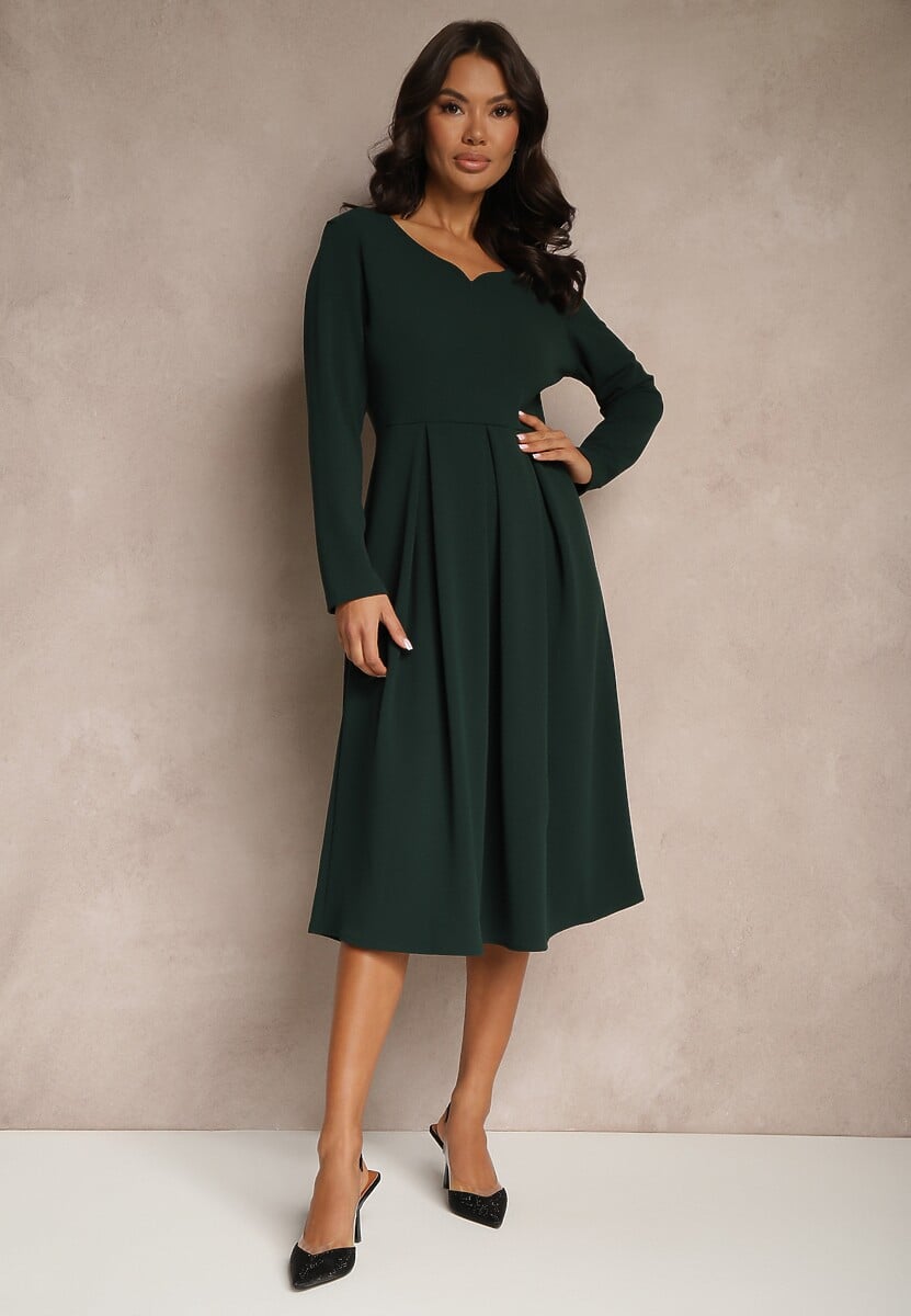 Rochie Temivara Verde închis 1