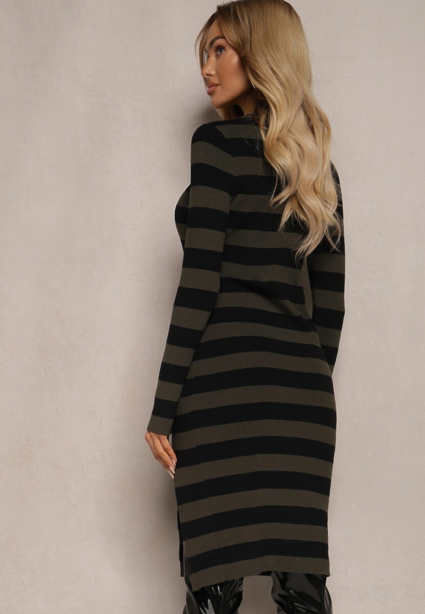 Rochie Naliria Verde închis 3