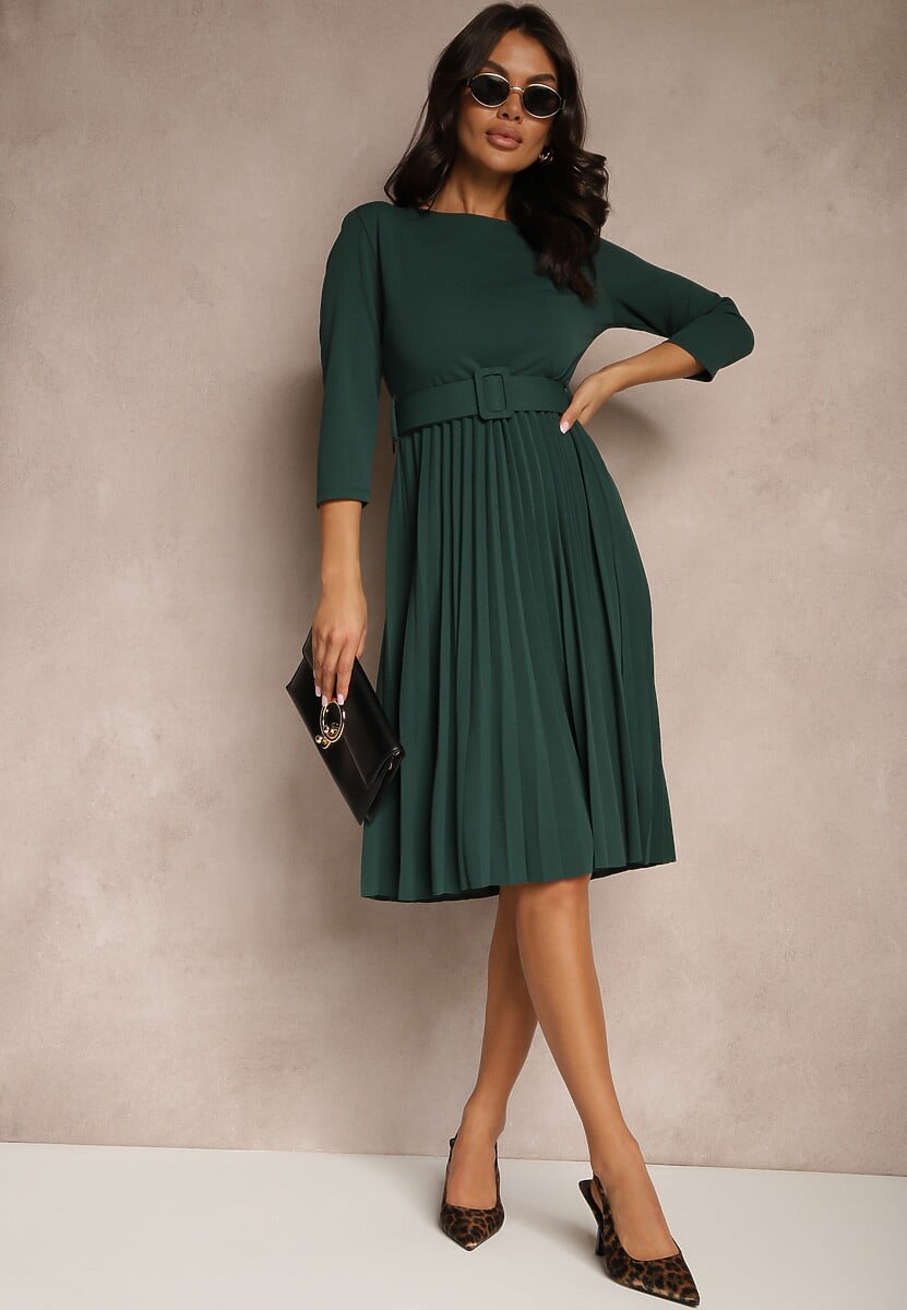 Rochie Annathiel Verde închis 2