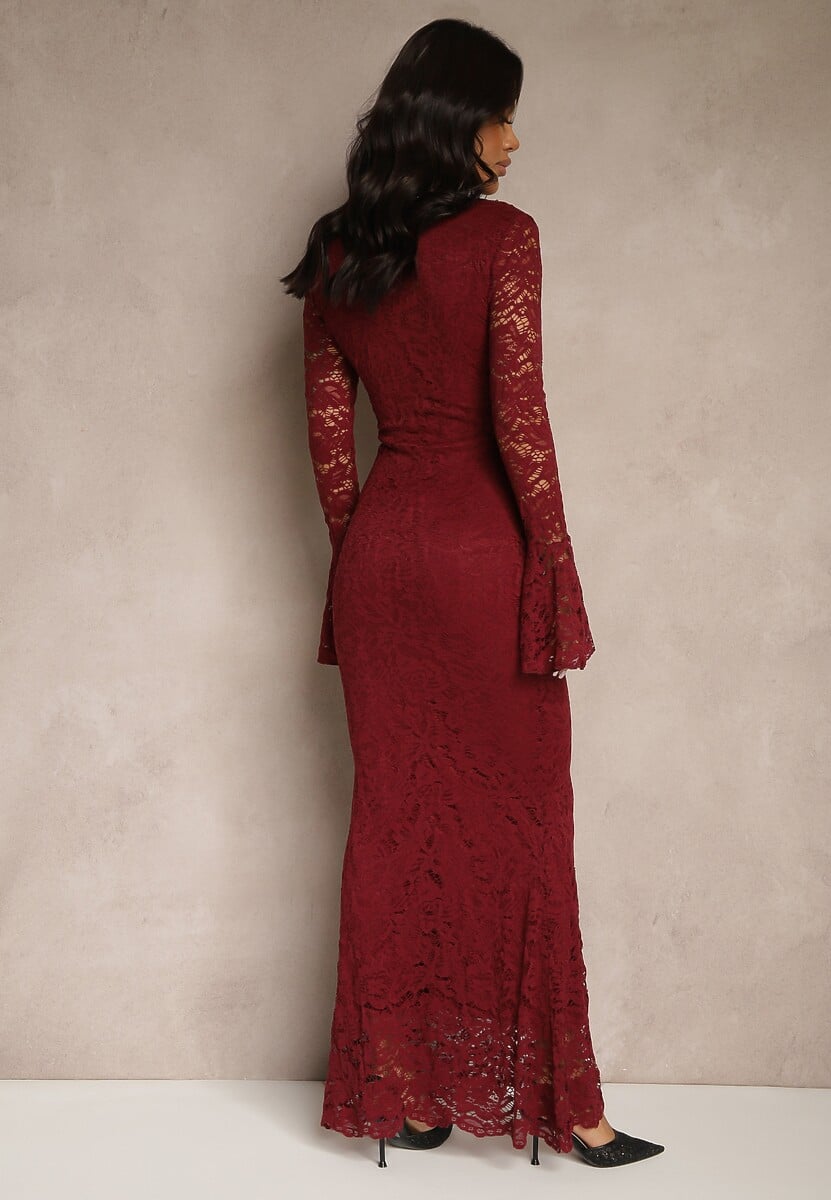 Rochie Hannalis Bordo 3