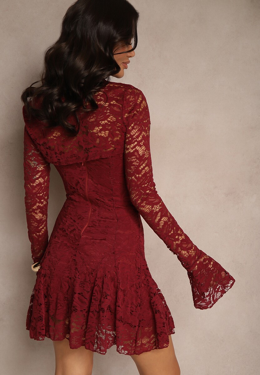 Rochie Nelfedi Bordo 3