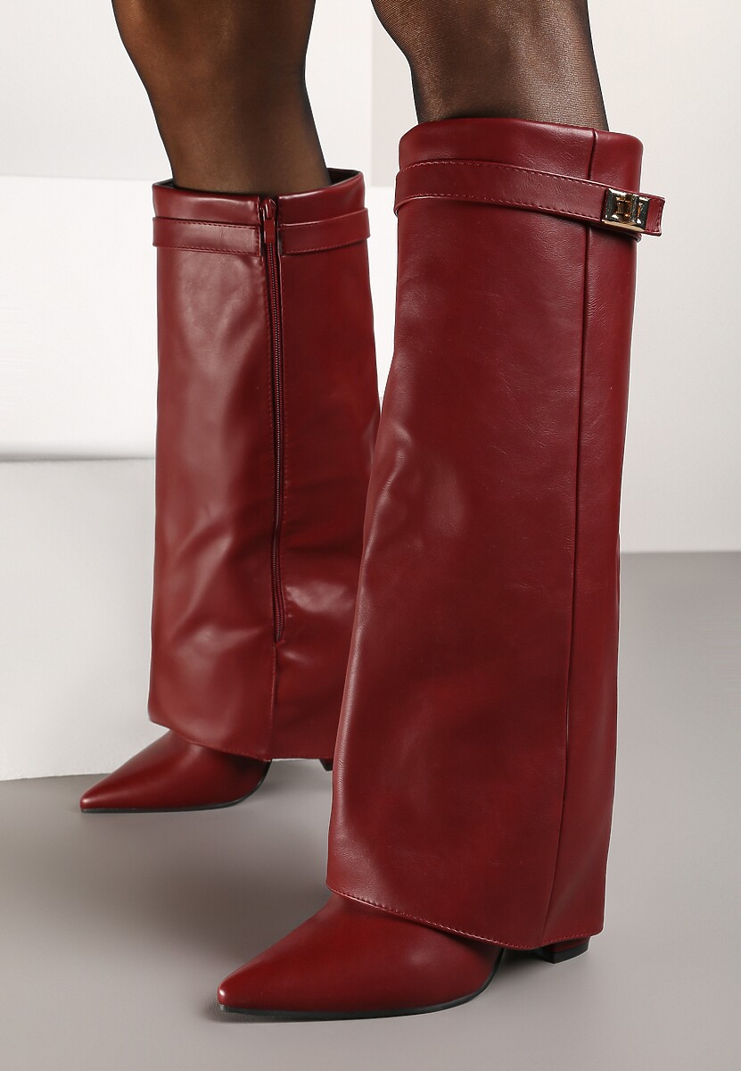 Cizme Nartani Bordo 2