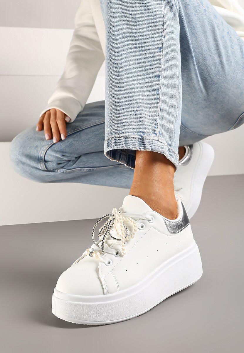 Sneakers Selavia Argintii 1