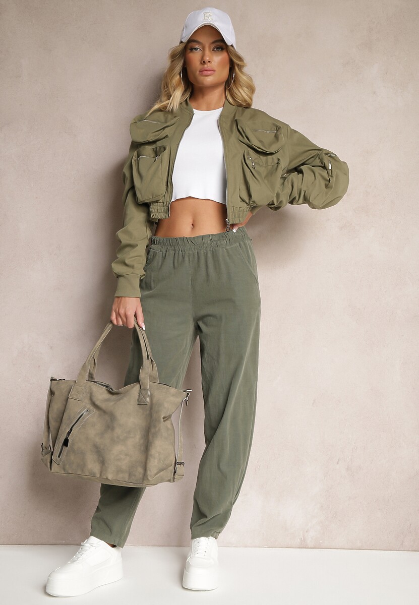 Pantaloni Galili Verde închis 2
