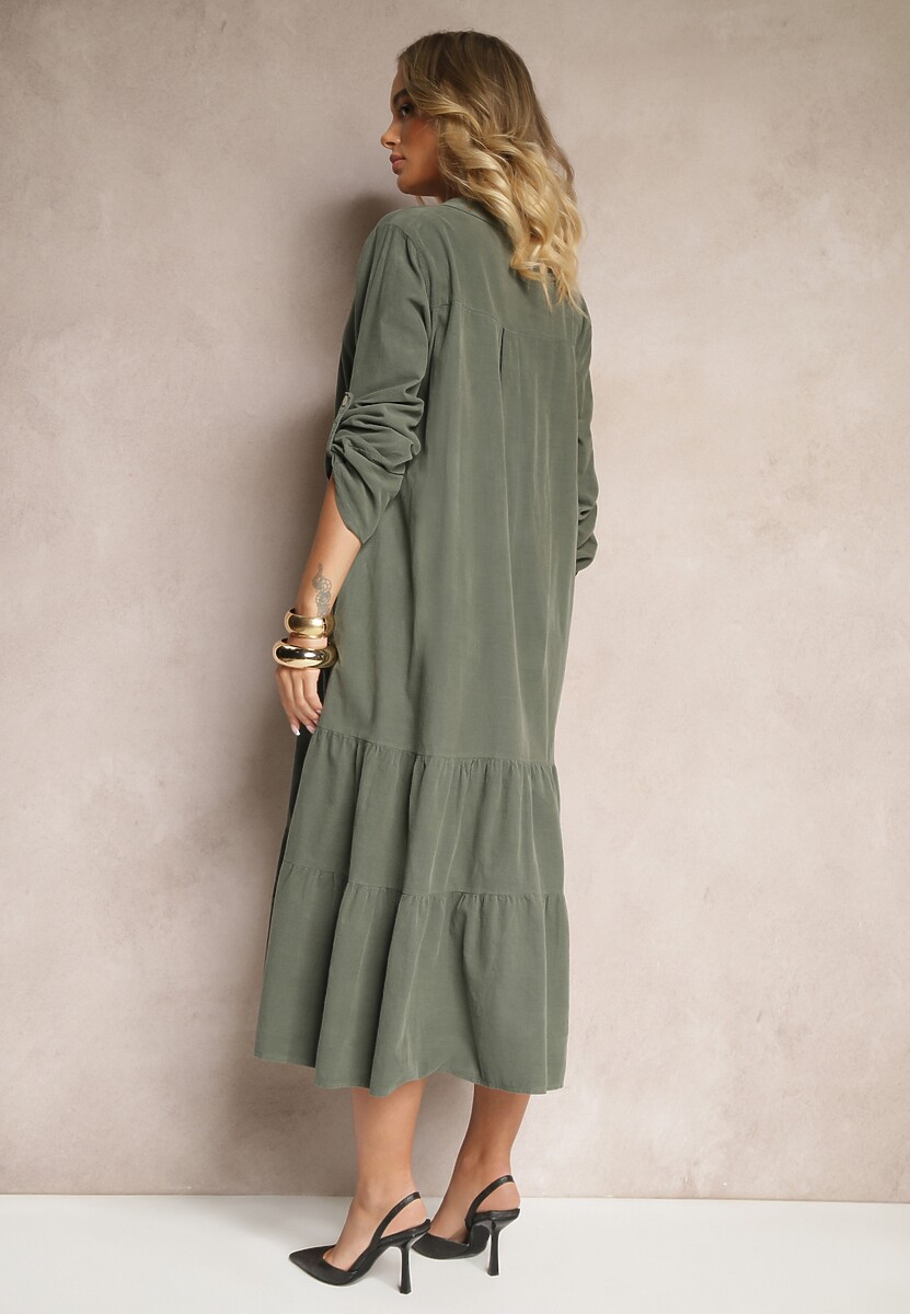 Rochie Arivin Verde închis 3
