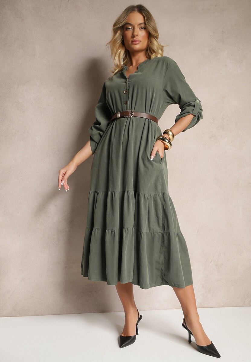 Rochie Arivin Verde închis 1