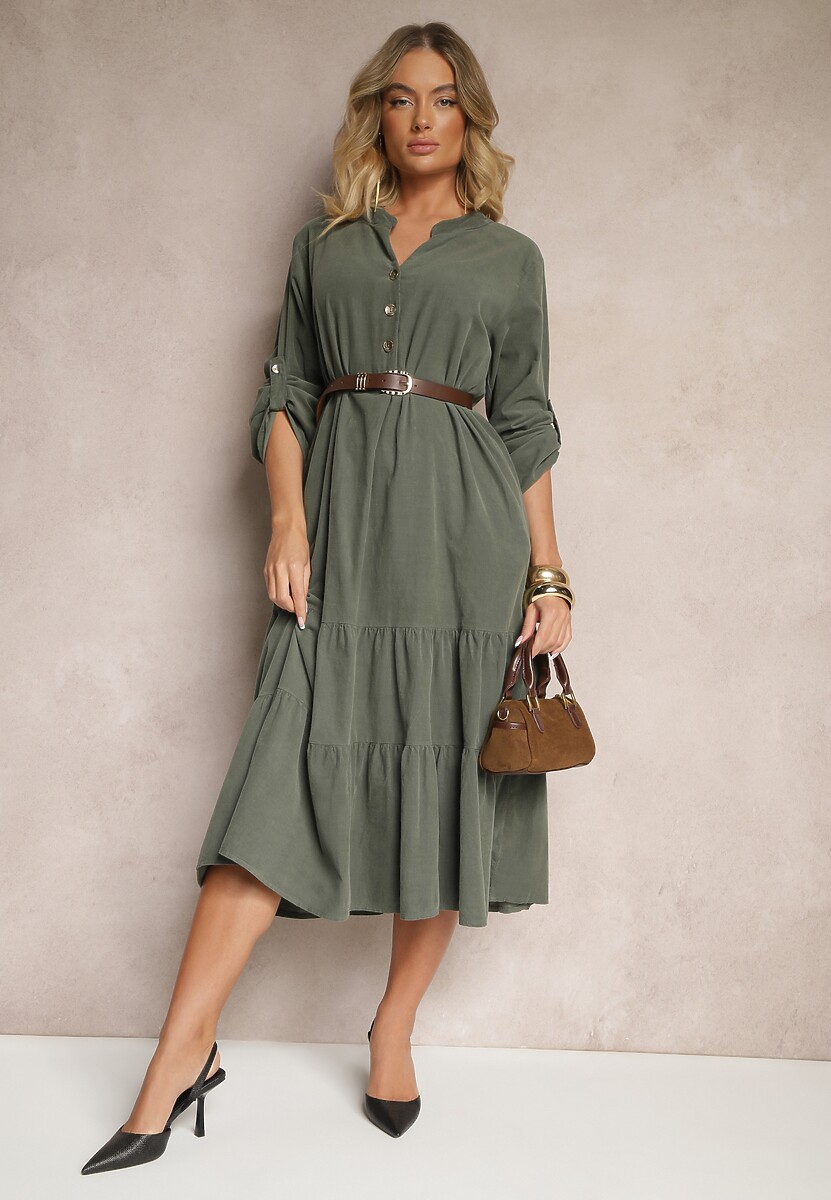 Rochie Arivin Verde închis 2