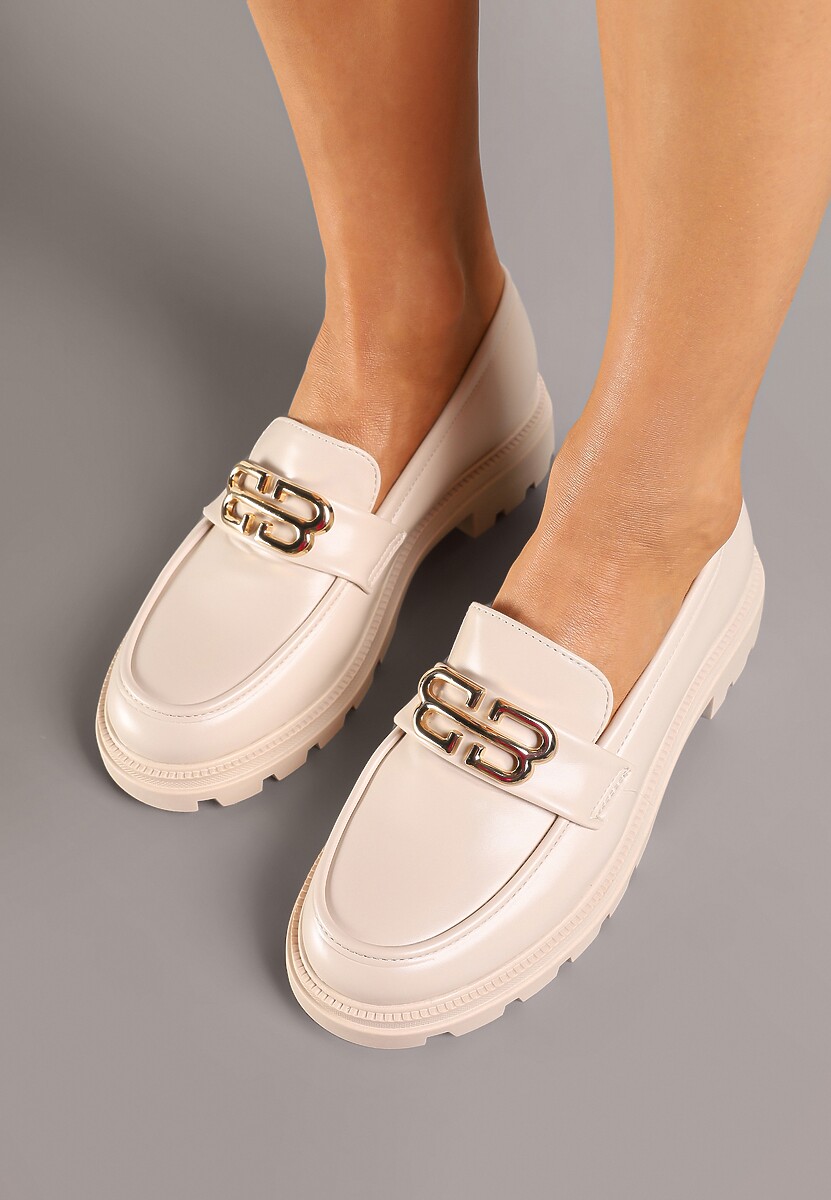 Mocasini Milidi Bej 3