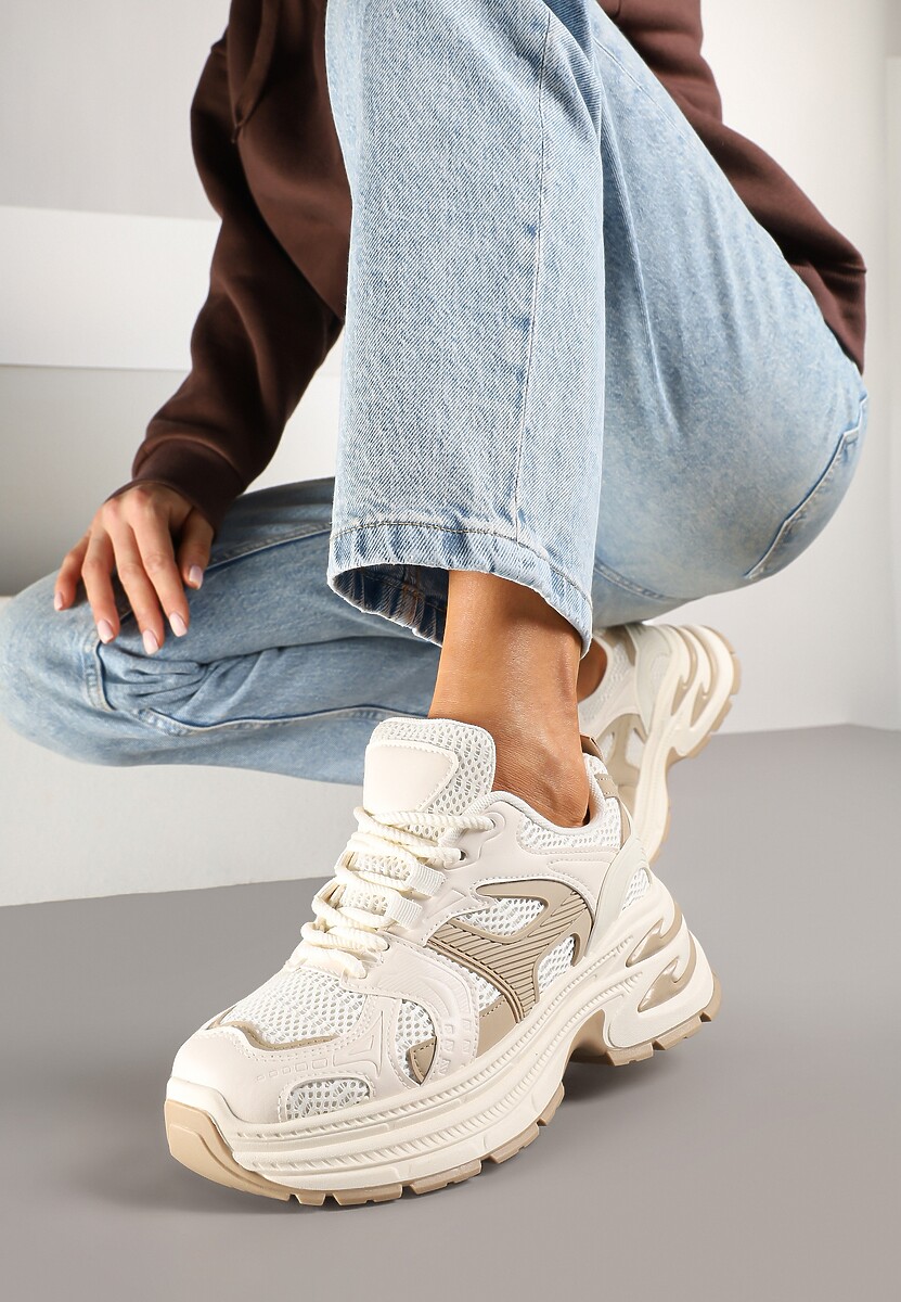 Melivia Sneakers Bej 1