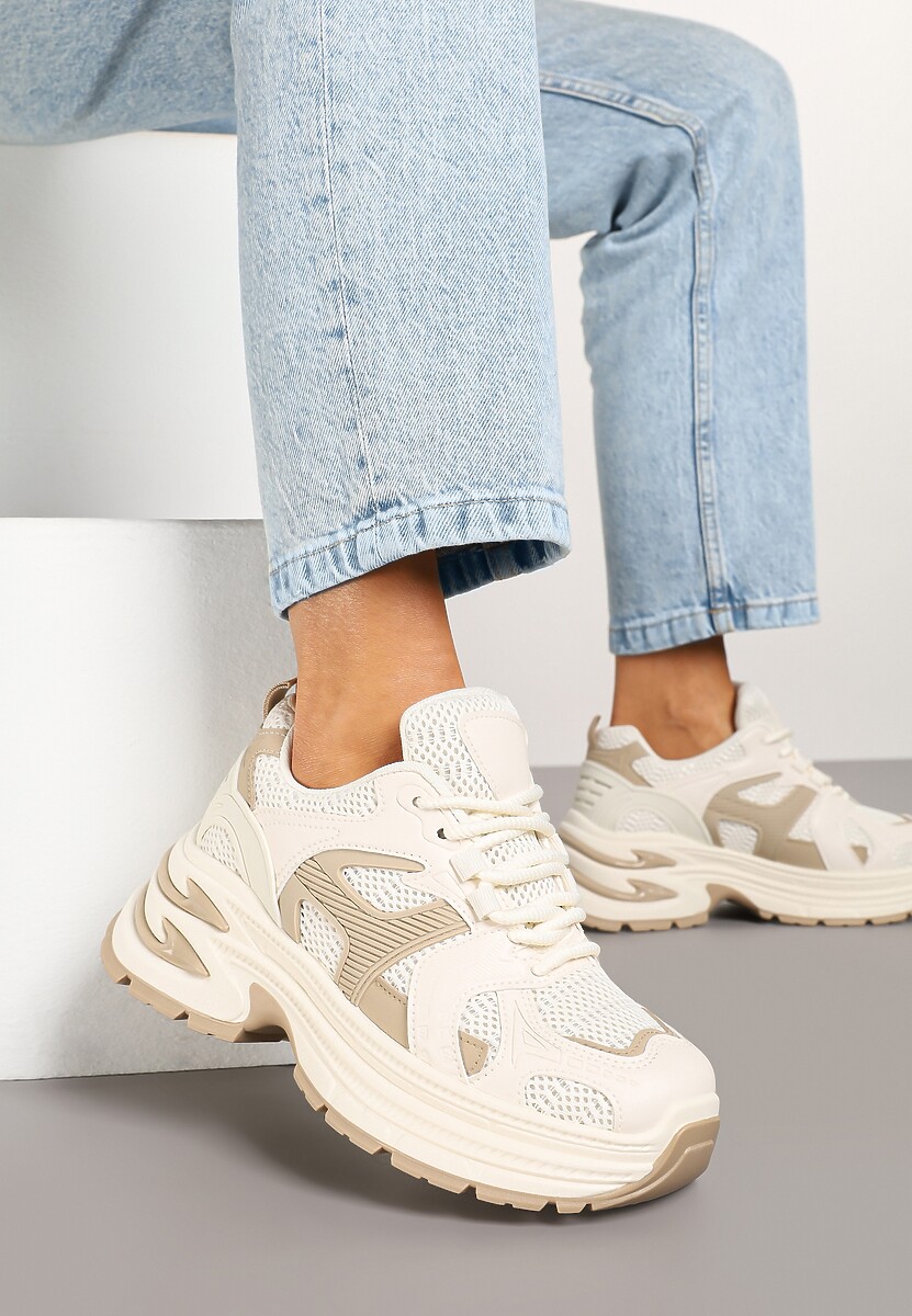 Melivia Sneakers Bej 2