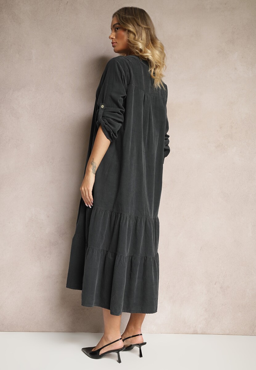 Rochie Arivin Gri închis 3