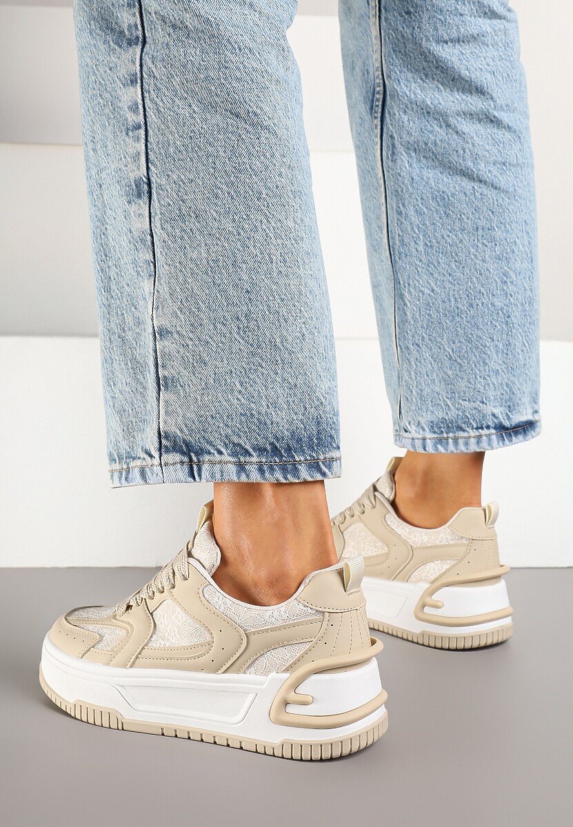 Sneakers Deovirae Bej 3
