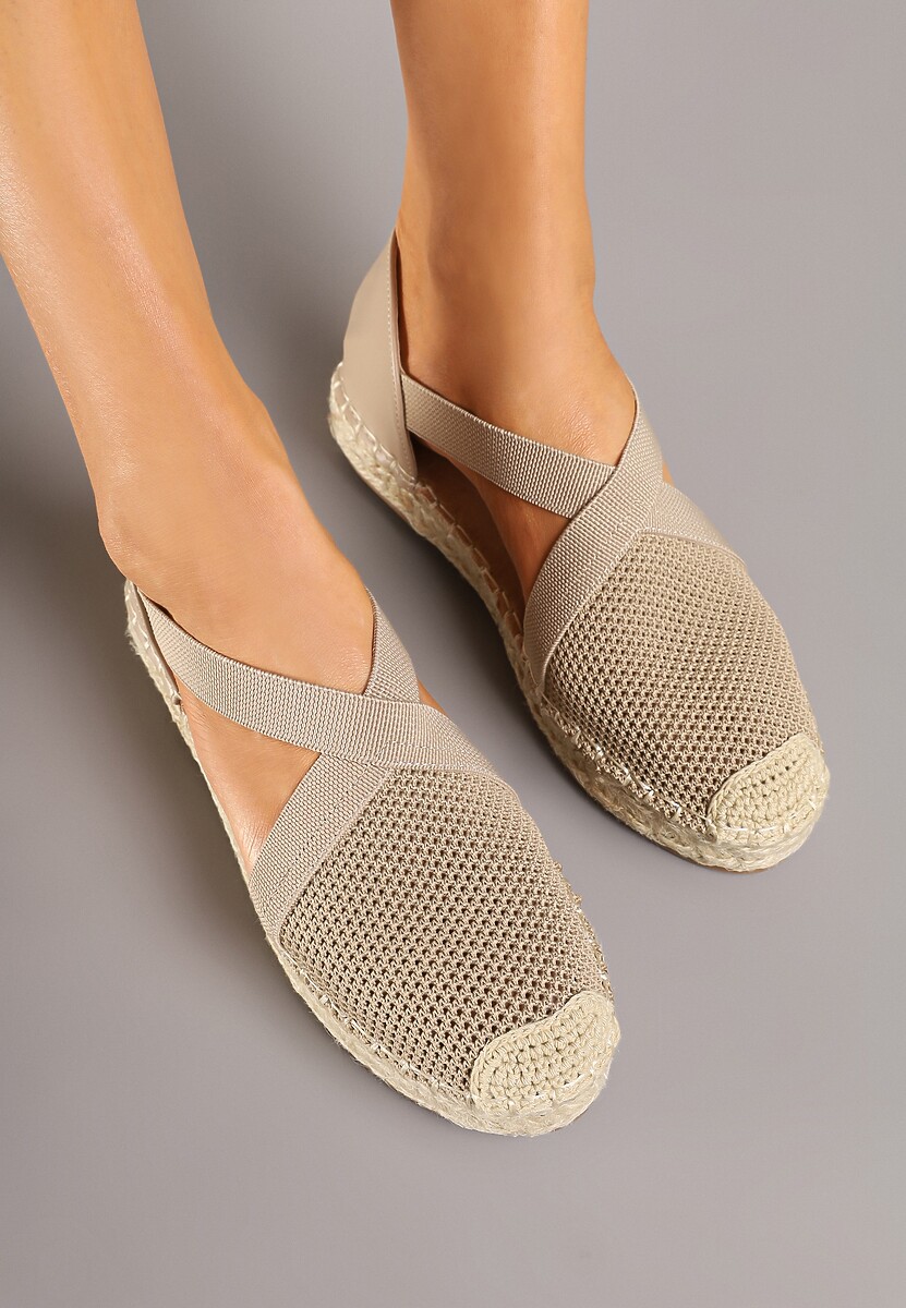 Espadrile Morithia Bej închis 3