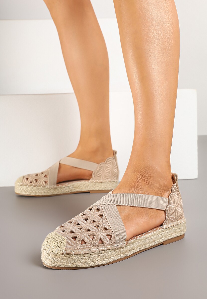 Espadrile Deothra Bej închis 2