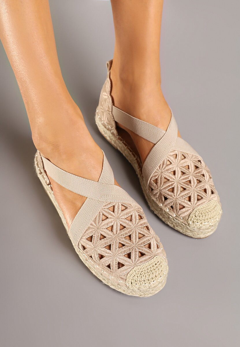Espadrile Deothra Bej închis 3