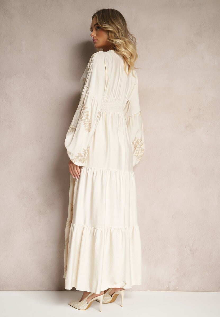 Rochie Nalainor Bej 3