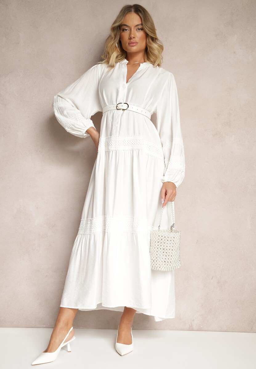 Rochie Nalasirae Nelanira Albă 2