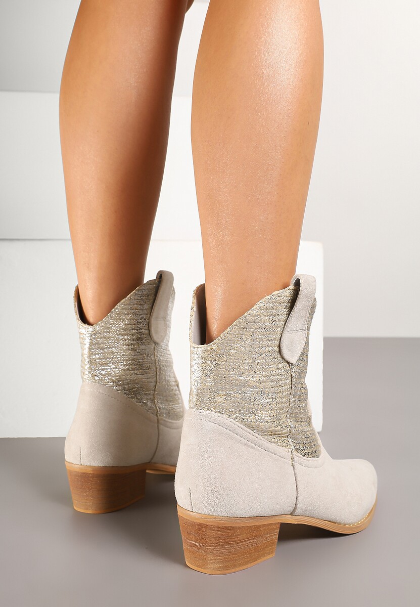 Botine Elearisha Argintii 3