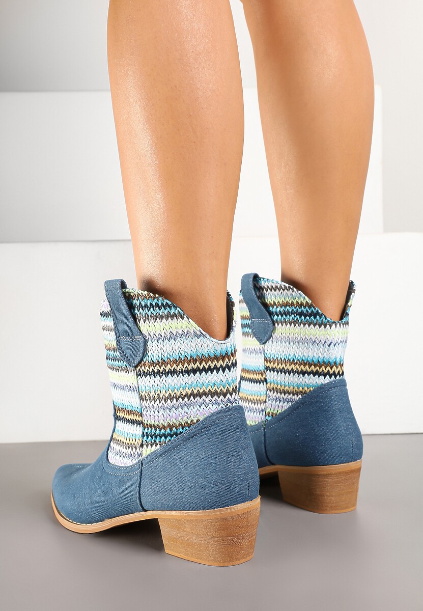 Botine Elearisha Albastre 3