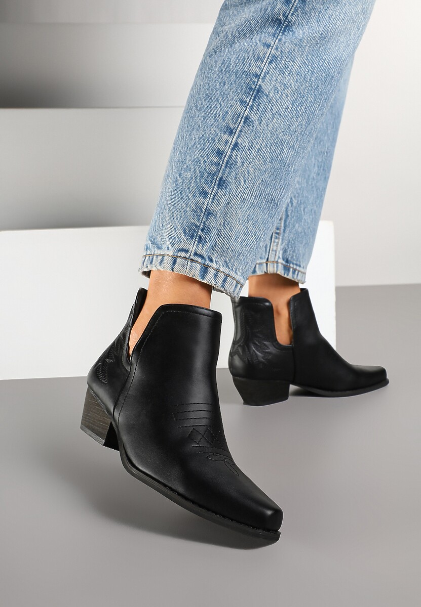 Botine Hanaries Negre 2