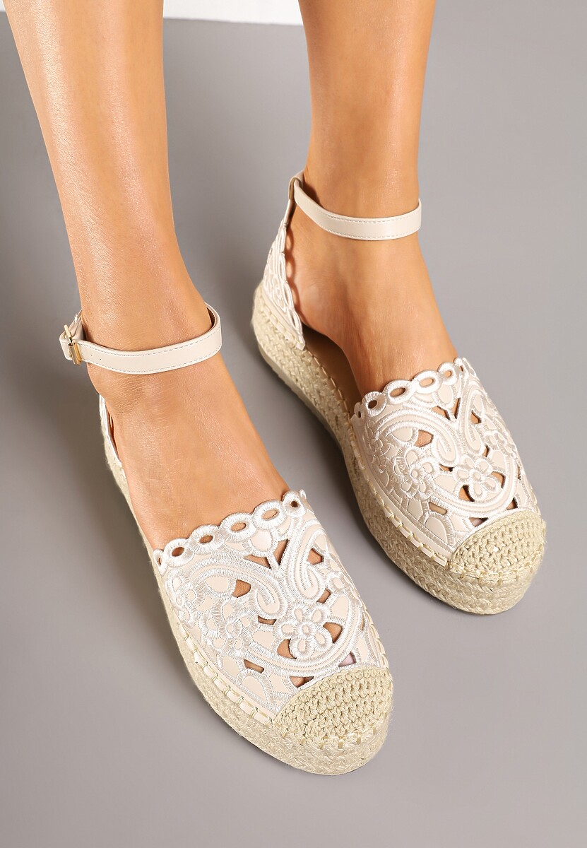Espadrile Eleanil Bej 3