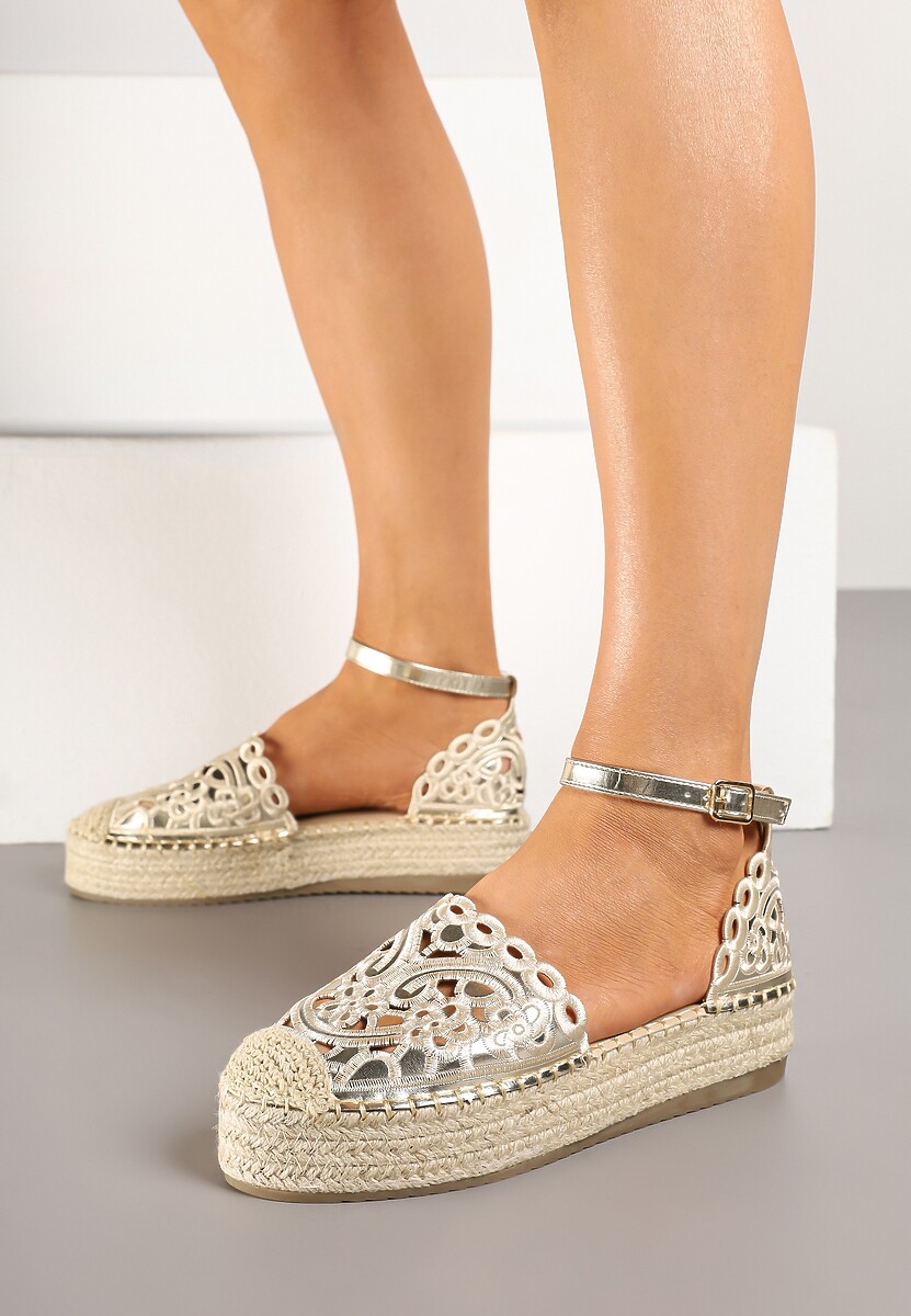 Espadrile Eleanil Aurii 2